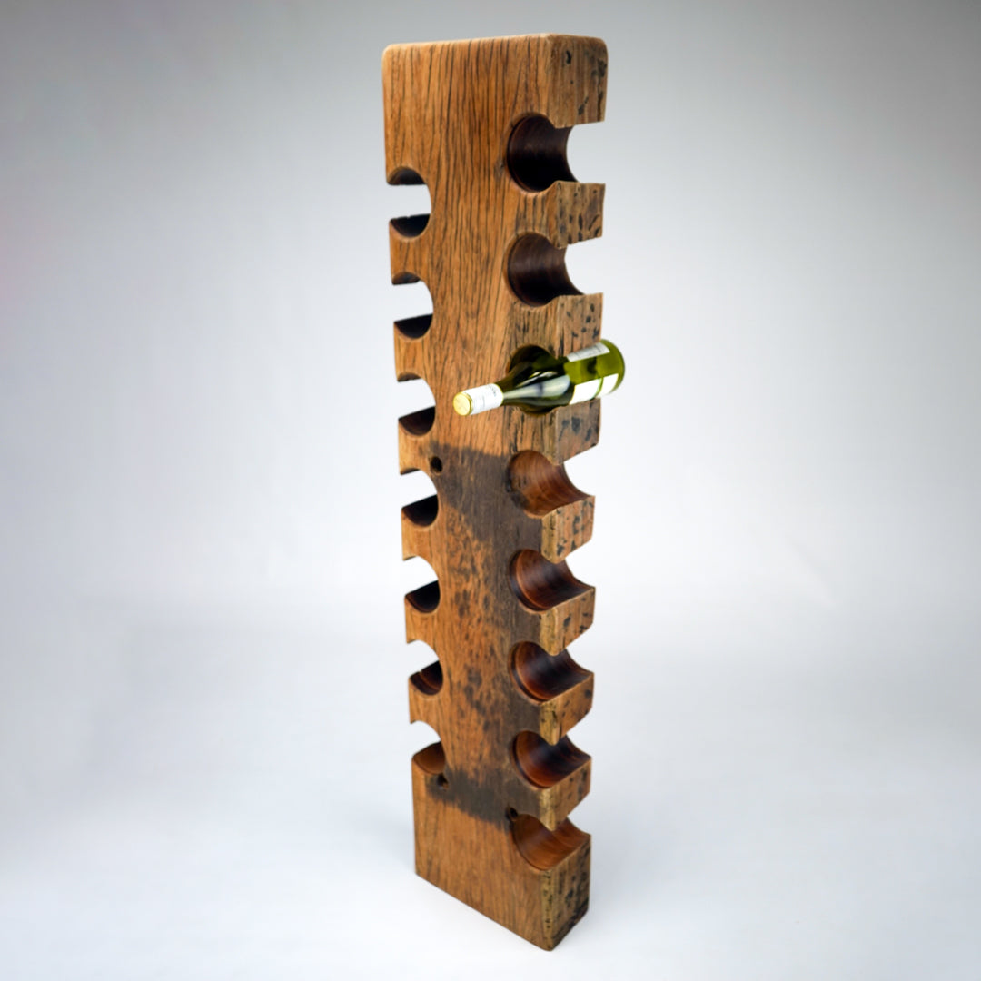 Reclaimed Jarrah Railway Sleeper Wine Rack